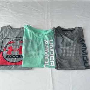 Boy’s Under Armour tee shirts